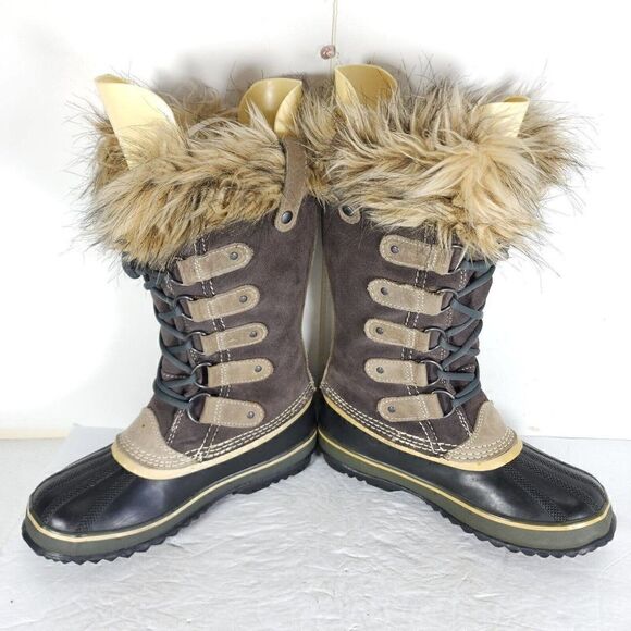 Sorel Women's Joan Of Arctic US 6 Brown Waterproof Lined Winter Boots - Picture 5 of 13